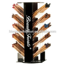 Maquillage cosmétique Eyes Liner Crayon Organisateur Comptoir Acrylique Rotatif Eyeliner Affichage En Gros